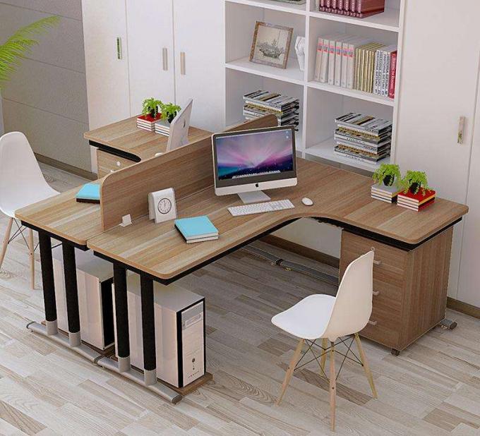 Современный меламин стиля смотрел на деревянный стол офиса рабочего места штата стола управленческого офиса от продажи фабрики Китая сразу
