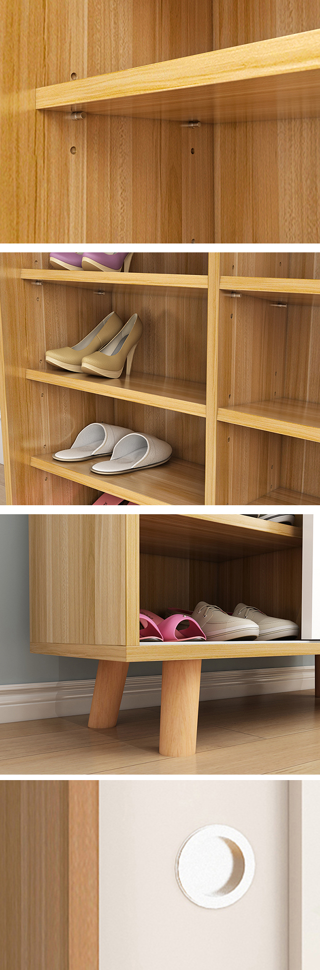 Легкий для того чтобы очистить покрытый меламином шкаф изделия из древесины шкафа ботинка доски частицы