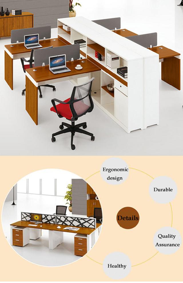 Хороший стол офиса офисной мебели облицовки доски частицы меламина продажи деревянный белый