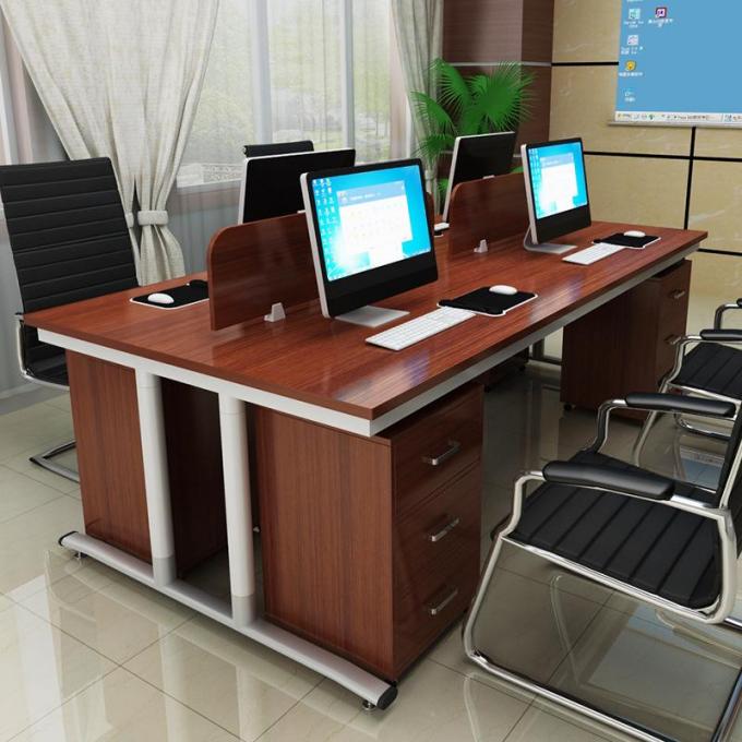 Стол офиса офисной мебели/менеджера облицовки МДФ деревянный деревянный с ящиками