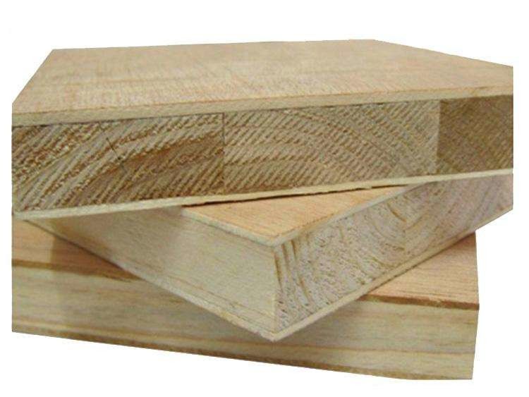 Standard Size 4*8 Paulownia Core 25mm Blockboard For Furniture Decoration